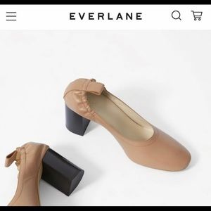 Size 8 Everlane Day Heels- Pecan